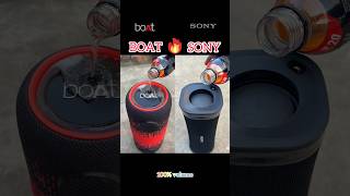 Boat vs Sony Bluetooth speaker Appy Fizz bass test [upl. by Anrat]