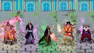 All Roger Pirates Complete Moveset  ONE PIECE Pirate Warriors 4 [upl. by Kcirret163]