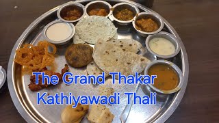 Special Kathiyawadi Thali at The Grand Thakar😋 👌trending video AnnaGlow Kitchen Kathiyawadi reel [upl. by Damon]