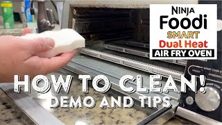 Cleaning the Ninja Foodi Oven Demo and Tips [upl. by Nohsreg]