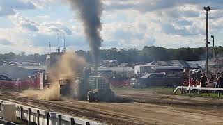 Nice Oliver 1850 Kicks up Dust Storm at Tractor Pull [upl. by Moyer]