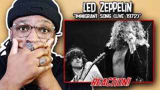 BOOM  Led Zeppelin  Immigrant Song Live 1972  REACTIONREVIEW [upl. by Anigger]