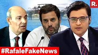 Dassault CEO Exposes Rahul Gandhi On Rafale  The Debate With Arnab Goswami [upl. by Iverson]