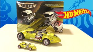 124 SCALE TWIN MILL  Hot Wheels Legends Twin Mill DieCast Set Review [upl. by Etnoval]