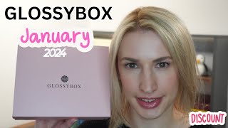 GLOSSYBOX JANUARY 2024 UNBOXING [upl. by Anyah]