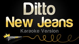 New Jeans  Ditto Karaoke Version [upl. by Amby]