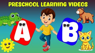 Fun Learning Videos For 6 Year Olds  ABC Song  Kindergarten Learning Videos For 5 Year Olds abc [upl. by Akayas202]