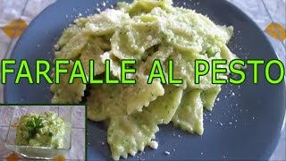 FARFALLE CON PESTO DI ZUCCHINE E MANDORLE [upl. by Lerner]