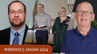 WEBKIRKE 5 oktober 2024  Esther og den usynlige Gud [upl. by Nnairb]