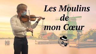 Les Moulins de mon Cœur Michel Legrand Live violon  Le Vagabond des Cordes [upl. by Dorr]