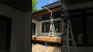 Some soffit installation for your viewing pleasure funny tomsegura satisfyingvideo [upl. by Clancy]