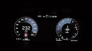 2019 Volvo V60 T8 Acceleration 0250kmh [upl. by Brigit]