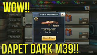 Lucky pack dapat dark M39  CRISIS ACTION [upl. by Narod]