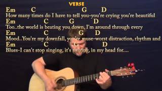 All Of Me John Legend Strum Guitar Cover Lesson in G with Chords  Lyrics [upl. by Sacrod]