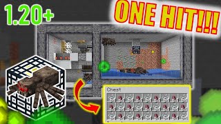 ONE HIT Spider XP Farm for Minecraft 120 [upl. by Amado]