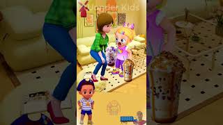 Mom’s Bubble Tea Surprise 🧋 Big Sister’s Funny Reaction  Heartwarming Kids Animation animation [upl. by Swithin]