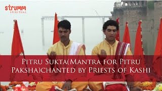 Pitru Sukta Mantra for Pitru Paksha chanted by Priests of Kashi [upl. by Biel263]