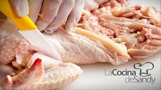 Como deshuesar pollo para matambre en recetas de cocina faciles [upl. by Daffi]