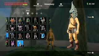 Zelda BOTW Zants Helmet Location DLC Pack 2 [upl. by Ahsaela]