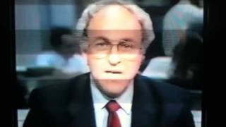 Crash of 1987 Live news reports of Stock Market Crash [upl. by Darrick]