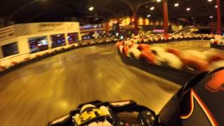 Karts at Cambuslang Scotkart 4th Feb 2015 highlights [upl. by Hewitt]