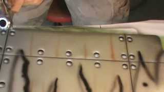 How To Airbrush sheet metal and rivets Part 3 [upl. by Yeldarb]