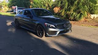 2017 C43 AMG Resonator Delete W Performance exhaust [upl. by Amabel487]