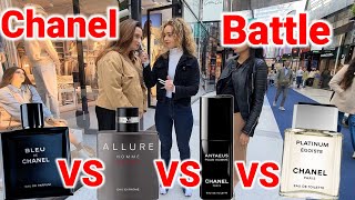 Women React to Bleu de Chanel Chanel Allure Homme Sport Eau Extreme Platinum Egoiste amp Antaeus [upl. by Ahsaei226]