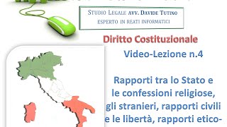 Diritto Costituzionale  Video lezione n 4 Rapporti civili ed etico sociali [upl. by Iruahs]