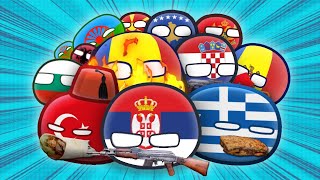 ⚔️ Meet The Balkans  Countryballs Animation [upl. by Odarbil]