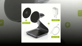 Bonola Magnetic 3 in 1 Wireless Charger For iPhone Best Apple Charging Station For Multiple Devices [upl. by Carnahan]