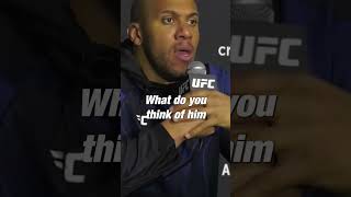 Ciryl Gane Describes Heavyweight Jon Jones [upl. by Gawlas]