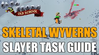 Skeletal Wyverns Slayer Task Guide  Old School RuneScape [upl. by Merrow547]