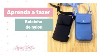 Aprenda a fazer uma Bolsinha de nylon super fácil  Mega Artesanal 2023 [upl. by Siana]