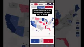 Latest Prediction of 2024 Senate Electionkamalaharristrump 2024 Election Prediction Election News [upl. by Gio]