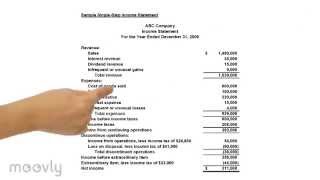 Income Statement Single Step vs Multiple Step  CPA FAR Review [upl. by Imogen866]