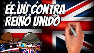 ✅ EEUU vs UK  La GUERRA que NO CONOCÍAS explicada en 10 minutos [upl. by Zosema]