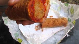 Subway Meatball Marinara 12 Inch Subs [upl. by Ailimac]