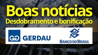 GOAU4 COMUNICA BONIFICAÇÃO DE GGBR4 COMO CALCULAR O PREÇO MÉDIO DO DESDOBRAMENTO BBAS3 e FIAGROS [upl. by Iuqcaj]