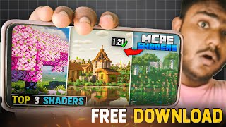 Top 3 NEW Best Shaders For Minecraft PE 121  Render Dragon Shaders For Mcpe [upl. by Magdau972]