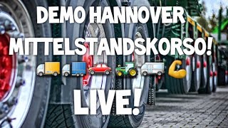 Mittelstandsdemo RETTET DEN MITTELSTAND 🚛🚗🚐🚛🚗 Handwerk Speditionen Unternehmer Bauern Korso 🛠LIVE [upl. by Drabeck445]