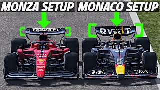 HIGHEST vs LOWEST Downforce F1 Race [upl. by Sikes216]