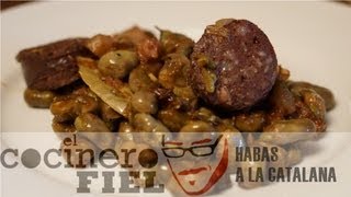 EL COCINERO FIEL 406 HABAS A LA CATALANA MODO BOMBA [upl. by Alvera]