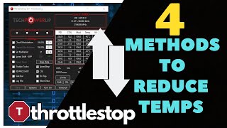 Throttlestop Explained  4 Methods to reduce temperatures gtx1650 throttlestop [upl. by Atinnek1]