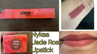 Nykaa mattelicious Lip Crayon Jade Rose [upl. by Ecinwahs]