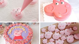 Satisfying Relaxing Video🐷🍰🎂🍪Peppa Pig Marshmallow RecipeAsmrTiktok [upl. by Aeniah914]