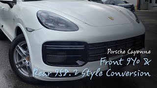 Porsche Cayenne 958 2 Vehicle Front 9Y0 amp Rear 958 2 Style Upgrade [upl. by Aleakim]