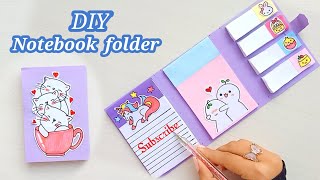 DIY NOTEBOOK FOLDER Organizer  Back to SCHOOL how to make folder organizer  Diy organizer  DIY [upl. by Hammad]