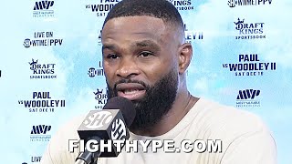 TYRON WOODLEY BRUTALLY HONEST POSTFIGHT AFTER JAKE PAUL KNOCKED HIM OUT TALKS WHAT HAPPENED amp NEXT [upl. by Petit]