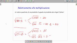 Le proprietà delle radici quadrate [upl. by Hidie433]